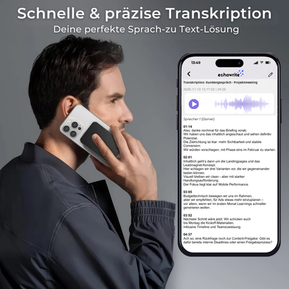 Echowrite™ | Dein smartes Transkriptionsgerät + GRATIS E-Book & Case