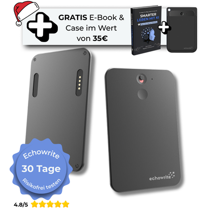 Echowrite™ | Dein smartes Transkriptionsgerät + GRATIS E-Book & Case